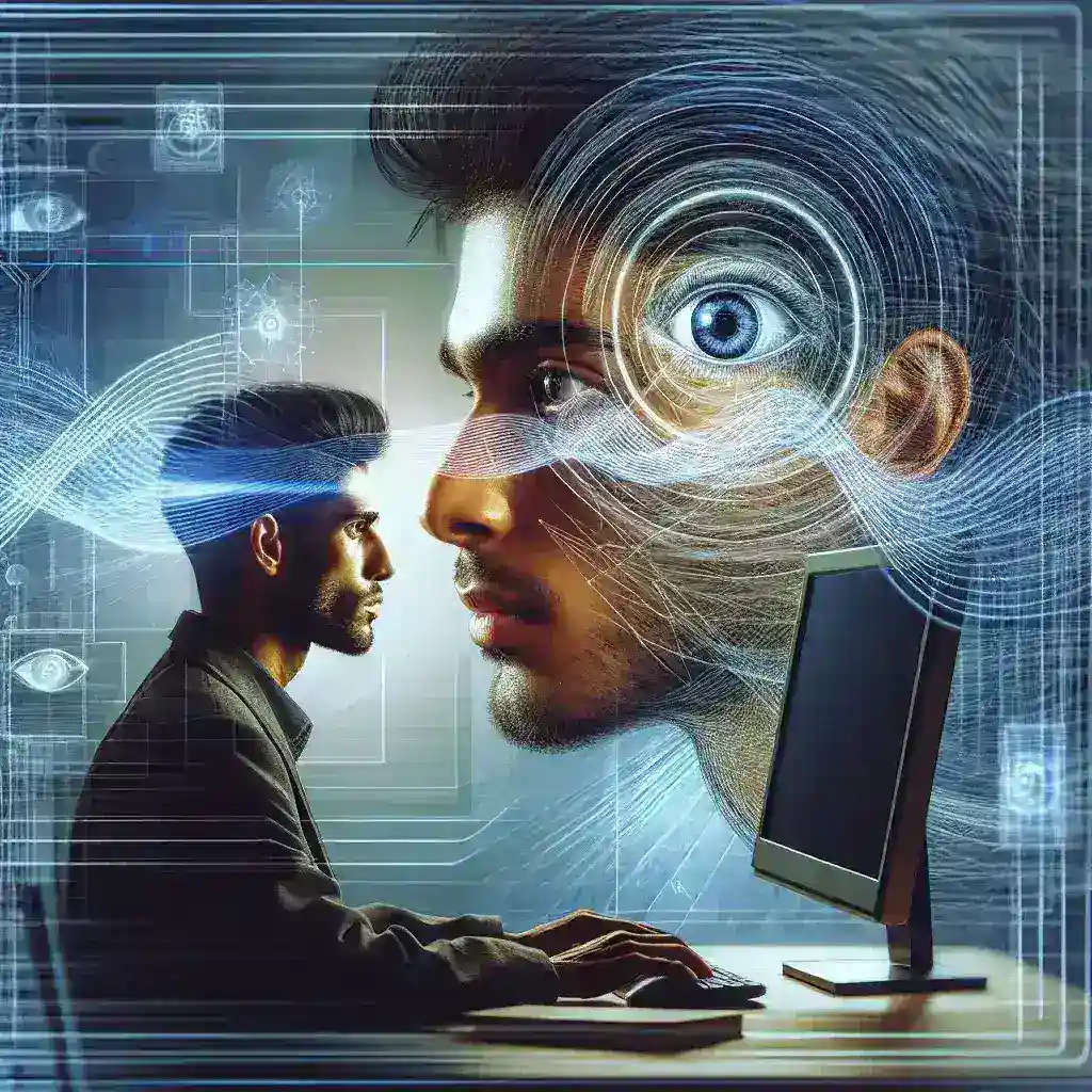 Bagaimana teknologi pelacakan mata diintegrasikan ke dalam monitor?
